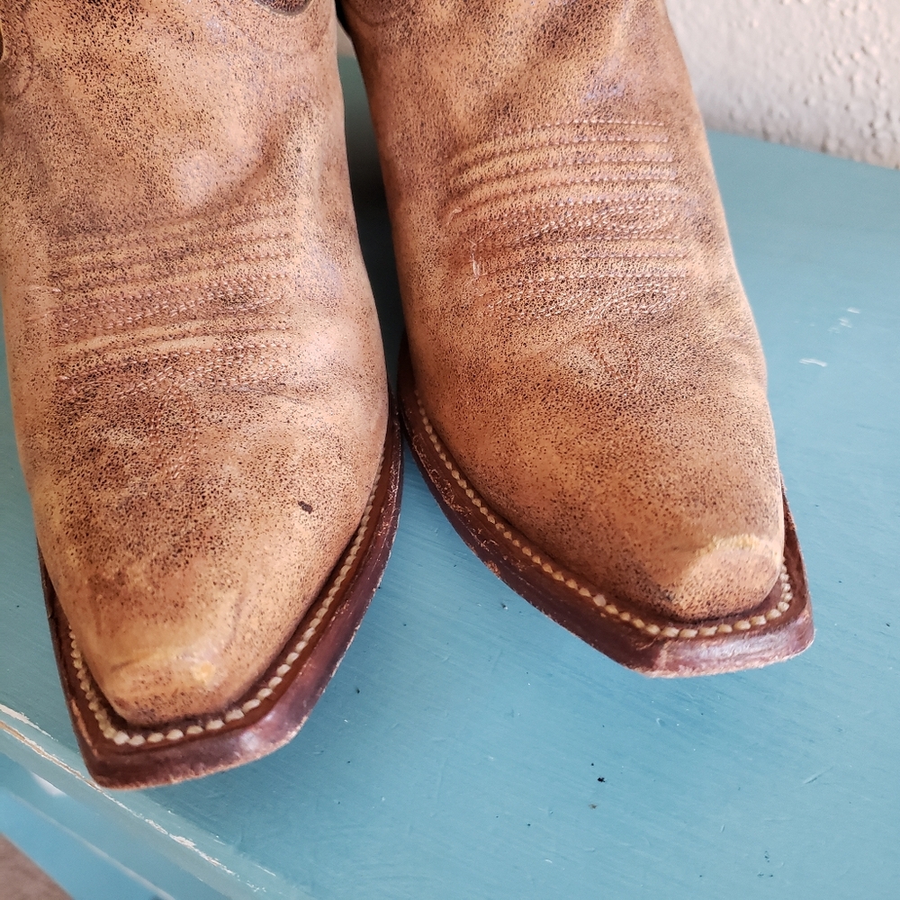 Corral 8.5 Distressed Naham Brown Cowgirl Boots - Picture 13 of 16